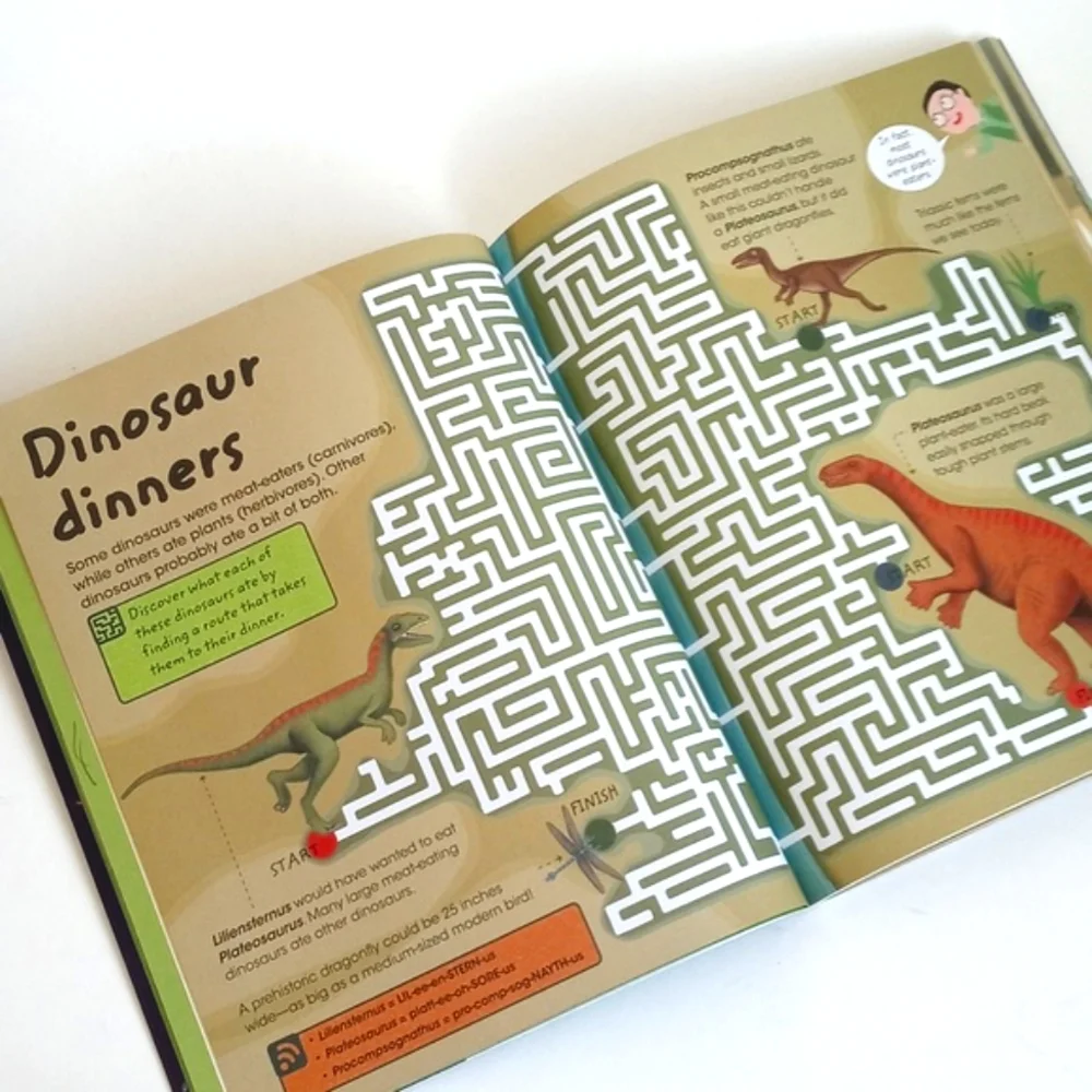 Travel Back Through Time To The Land Of Dinosaurs Discovery Kids Activity Book